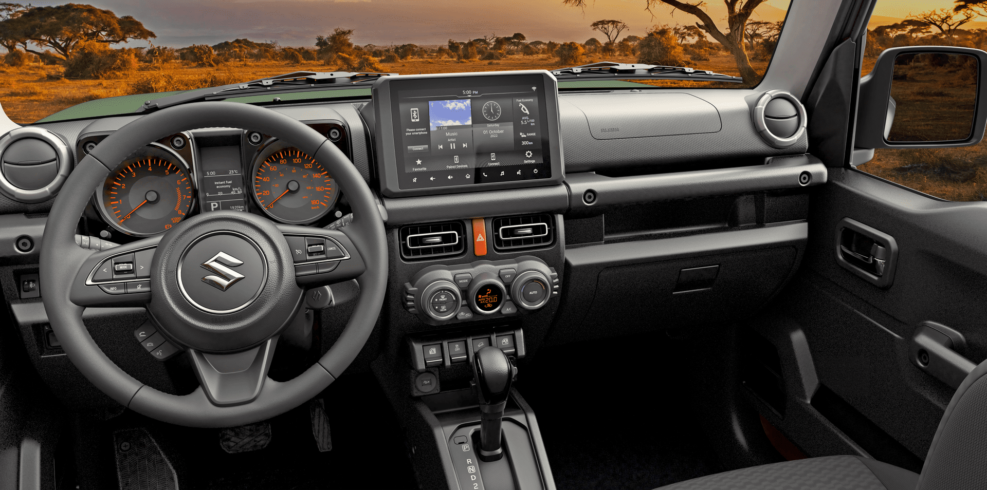 Interior del vehículo